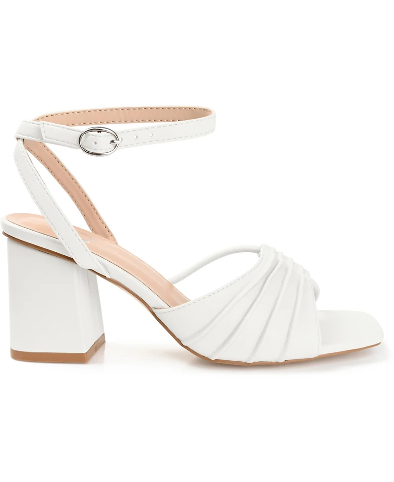 Journee Collection Women's Shillo Block Heel Sandals