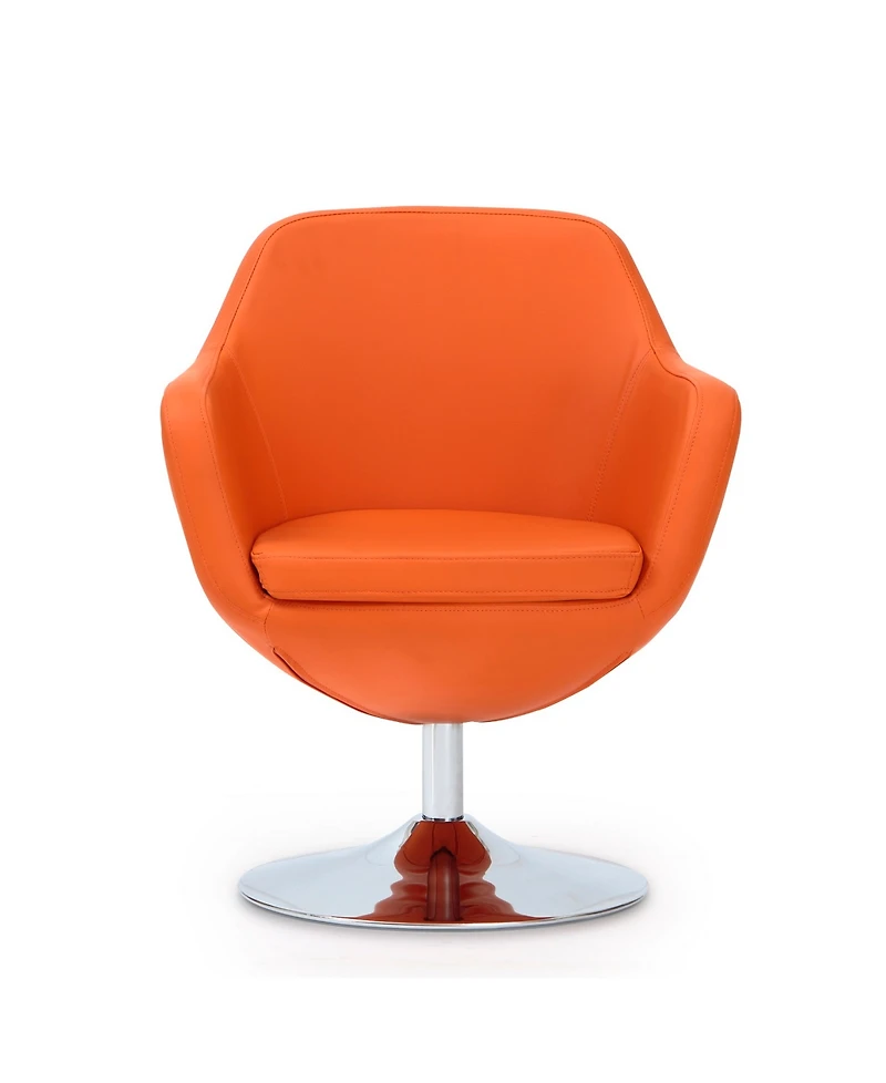 Caisson Swivel Accent Chair