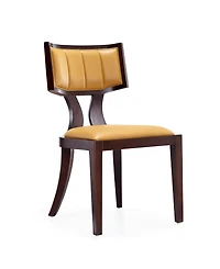 Manhattan Comfort Pulitzer 2-Piece Leatherette Upholstered Dining Chair Set