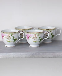 Noritake Poppy Place 8 Oz Cups, Set of 4