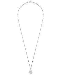 Wrapped Diamond Hamsa Hand 18" Pendant Necklace (1/10 ct. t.w.) 10k Yellow or White Gold, Created for Macy's