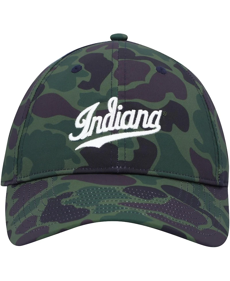 Men's adidas Camo Indiana Hoosiers Military-Inspired Appreciation Slouch Adjustable Hat