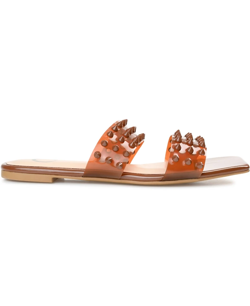 Journee Collection Women's Katari Lucite Sandals