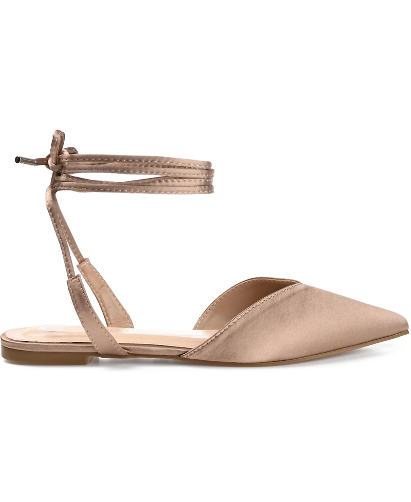 Journee Collection Women's Theia Tie-Up Flats