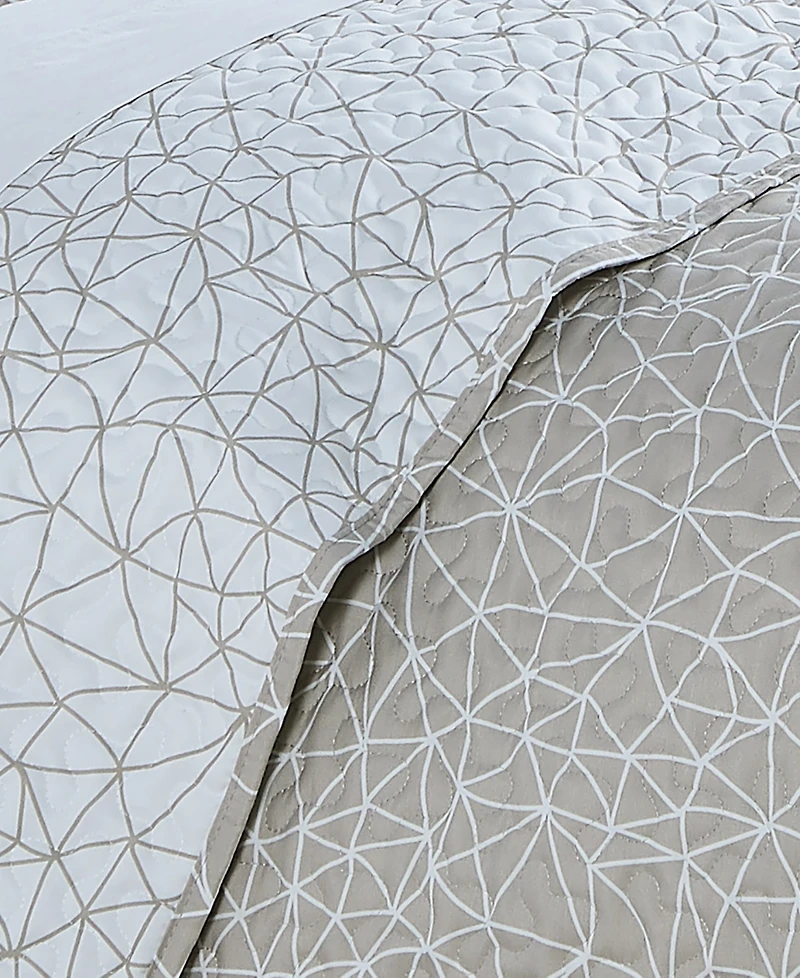 Southshore Fine Linens Geometric Maze 3-Pc. Quilt Set