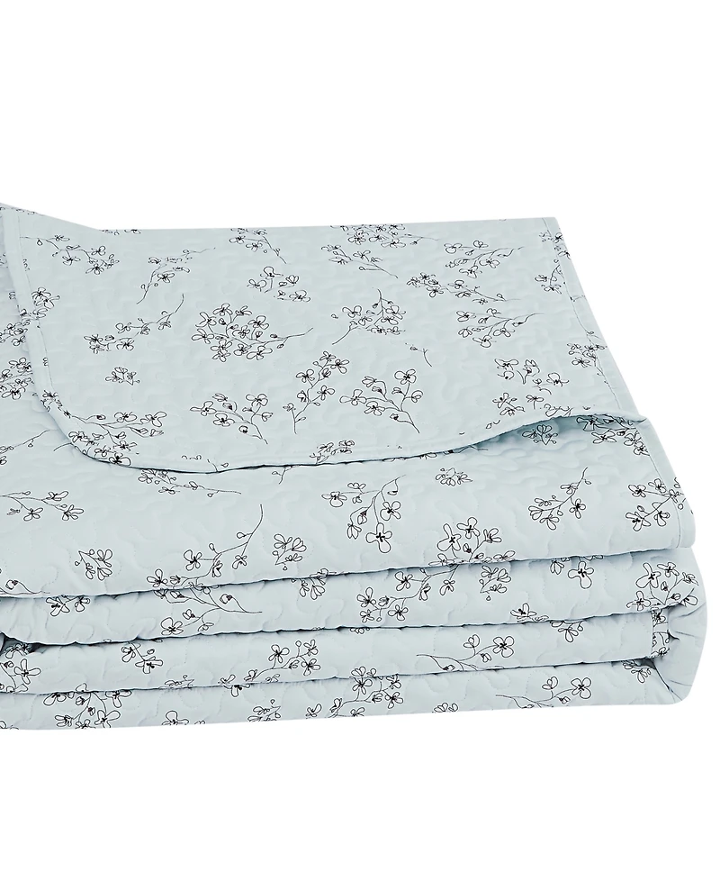 Southshore Fine Linens Sweet Florals Quilt Set 3-Pc. Set, King/California King