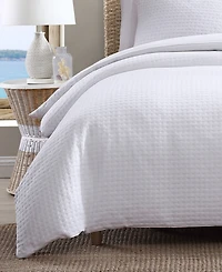 Tommy Bahama Home Basketweave Solid 3-Pc. Piece Comforter Set, Queen