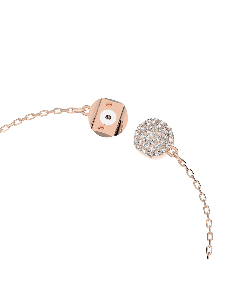 Swarovski Dazzling Swan Magnetic Rose Gold Tone Plated Bracelet