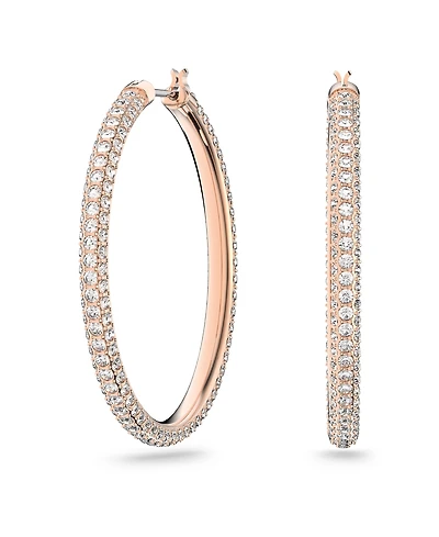 Swarovski Stone Hoop Earrings