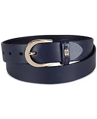 Tommy Hilfiger Women's Signature Leather Jean Belt