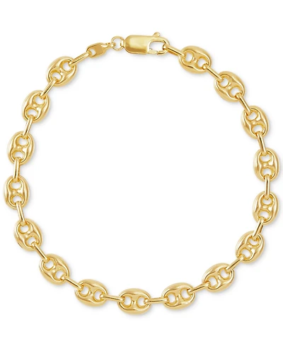 Lightweight Mariner Link Chain Bracelet in 10k Gold