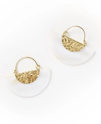 Matr Boomie Sindhuja Mother of Pearl Earrings