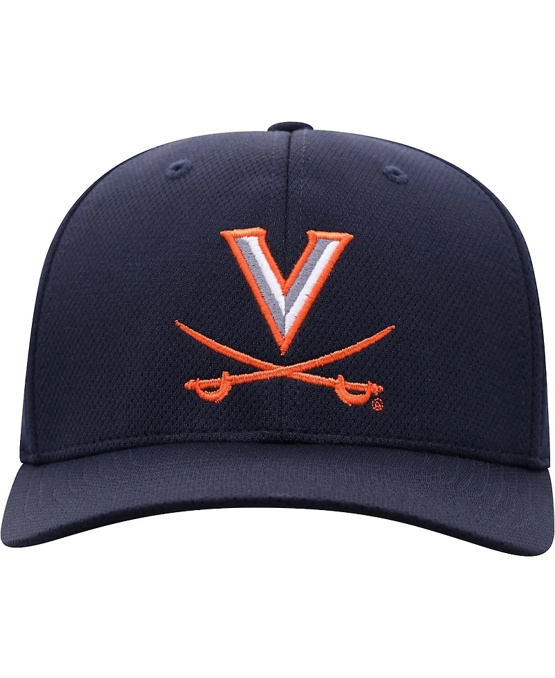 Men's Top of The World Navy Virginia Cavaliers Reflex Logo Flex Hat