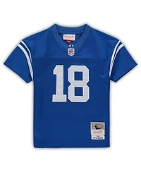 Preschool Boys and Girls Mitchell & Ness Peyton Manning Royal Indianapolis Colts Retired Legacy Jersey