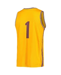 Men's adidas #1 Gold Arizona State Sun Devils Reverse Retro Jersey