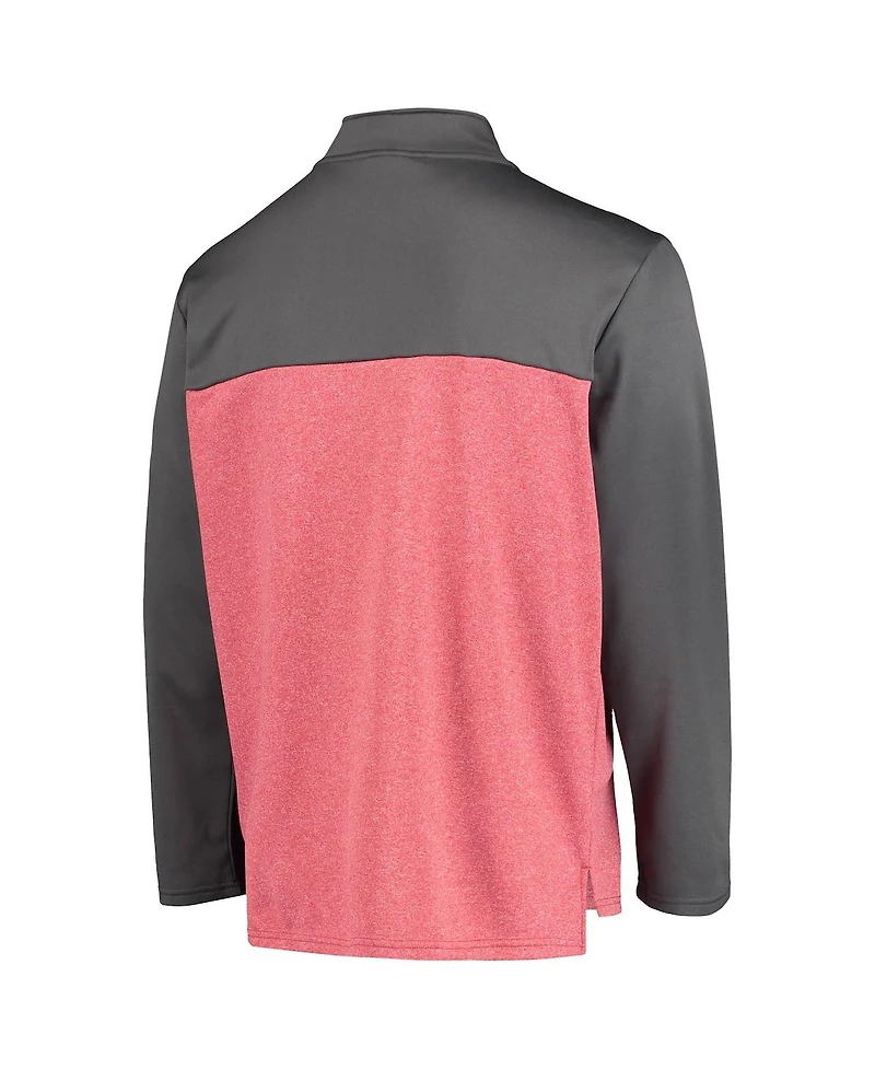 Men's Champion Crimson Oklahoma Sooners Gameday Quarter-Zip Jacket