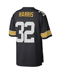 Men's Mitchell & Ness Franco Harris Black Pittsburgh Steelers Legacy Replica Jersey