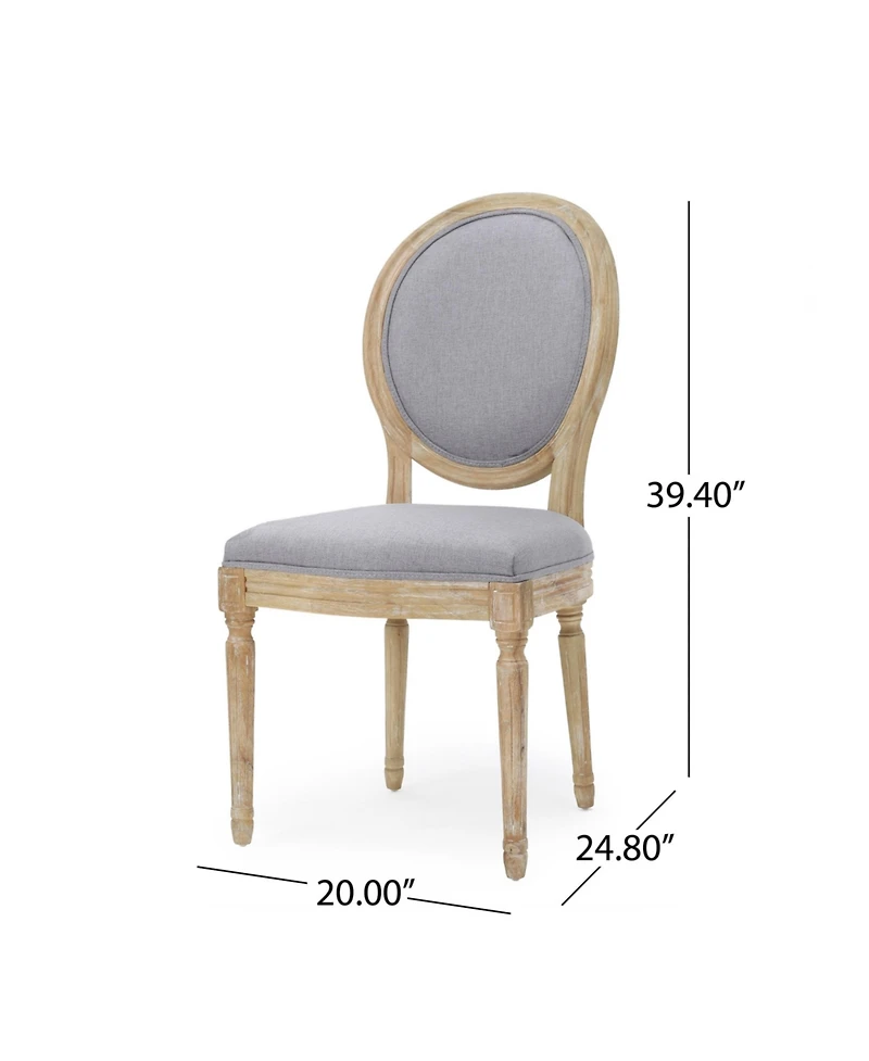 Phinnaeus French Country Dining Chairs Set, 4 Piece