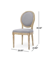 Phinnaeus French Country Dining Chairs Set, 4 Piece