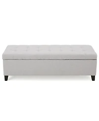 Mission Storage Ottoman