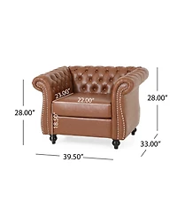 Silverdale Traditional Chesterfield Club Chair