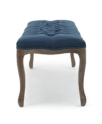 Tassia Traditional Button Tufted Bench