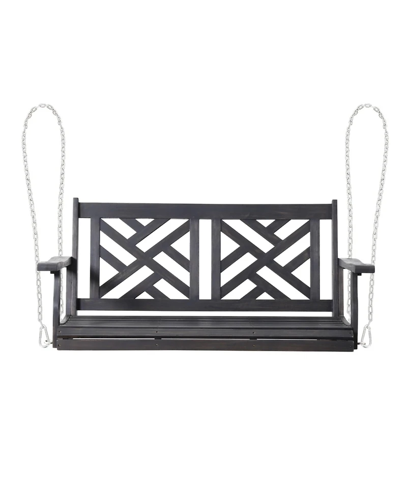 Alejandro Outdoor Hanging Porch Swing