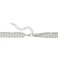 And Now This Women's Double Chain Necklace 16" + 2" extender and 18" + 2" extender