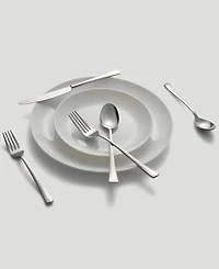 Cambridge Silversmiths Raegan Hammered Mirror 20-Piece Flatware Set, Service for 4