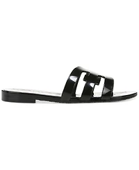 Sam Edelman Women's Bay Logo Emblem Jelly Slide Sandals