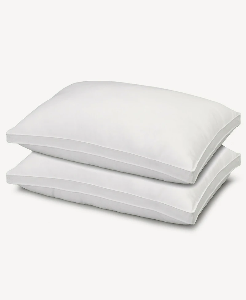 Ella Jayne Gusseted Soft Plush Down Alternative Stomach Sleeper 2-Pack Pillow
