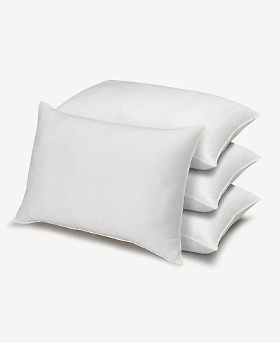 Ella Jayne 100% Cotton Dobby-Box Shell Firm Density Side/Back Sleeper Down Alternative 4-Pack Pillow
