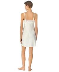 Lauren Ralph Lauren Lace-Trim Satin Chemise Nightgown Lingerie
