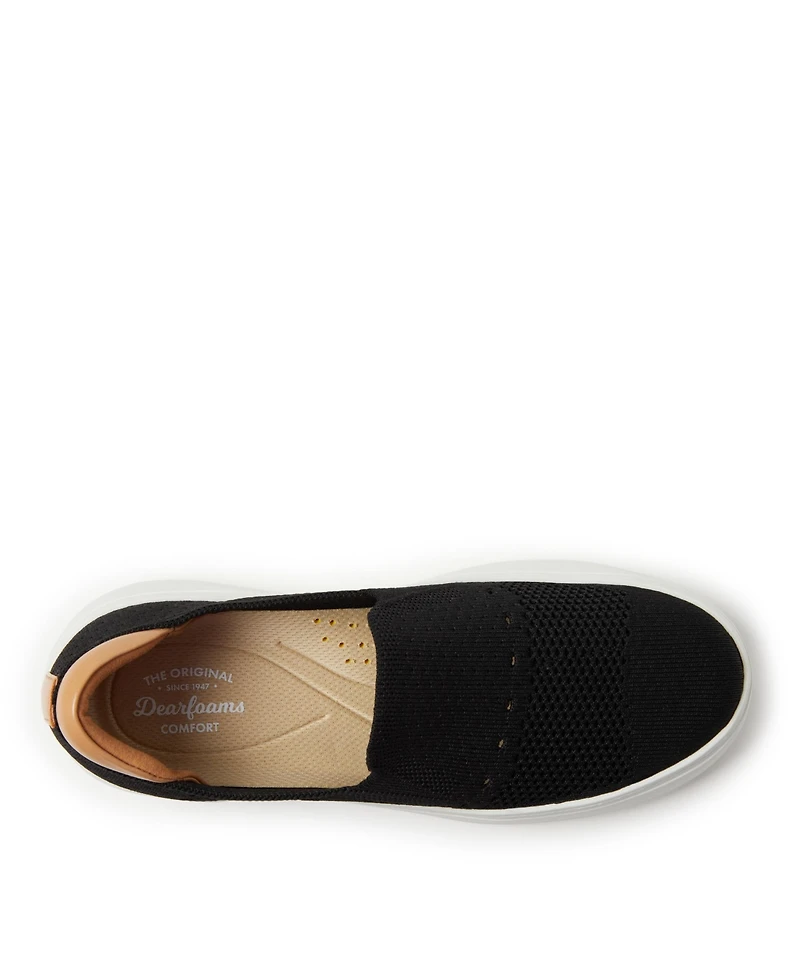 Dearfoams Women's Sophie Slip-On Sneaker
