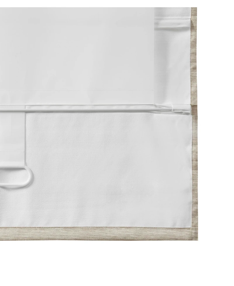 Madison Park Printed Faux Silk Light Filtering Roman Shade, Room Darkening Single Panel For Bedroom, Lightweight Window Shades Living Room,