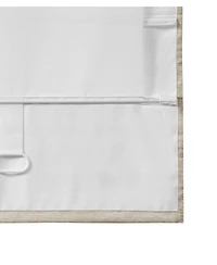 Madison Park Printed Faux Silk Light Filtering Roman Shade, Room Darkening Single Panel For Bedroom, Lightweight Window Shades Living Room,