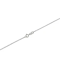 Giani Bernini Crystal Soccer Ball 18" Pendant Necklace in Sterling Silver, Created for Macy's