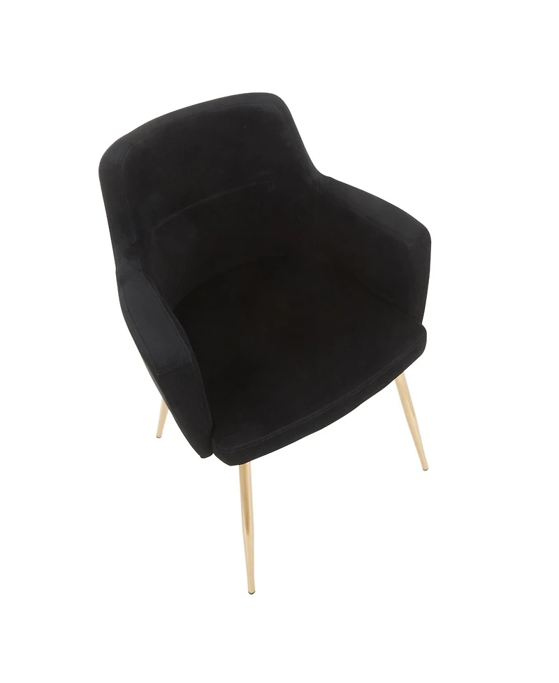 Lumisource Andrew Contemporary Dining Accent Chair