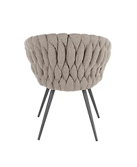 Lumisource Braided Matisse Contemporary Chair