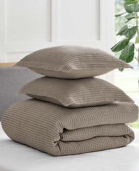 Levtex Mills Waffle Classic 3-Pc. Duvet Cover Set, Full/Queen