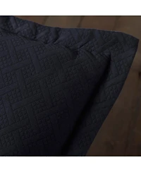 Closeout! Superior 100% Cotton Basketweave Matelasse All-Season 3-piece Coverlet Set