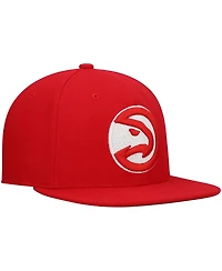 Men's Mitchell & Ness Red Atlanta Hawks Ground 2.0 Snapback Hat