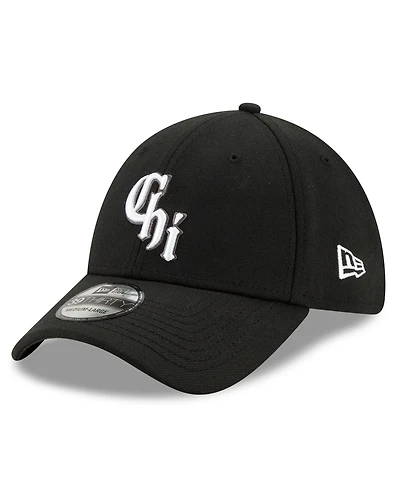 Men's New Era Black Chicago White Sox City Connect 39THIRTY Flex Hat