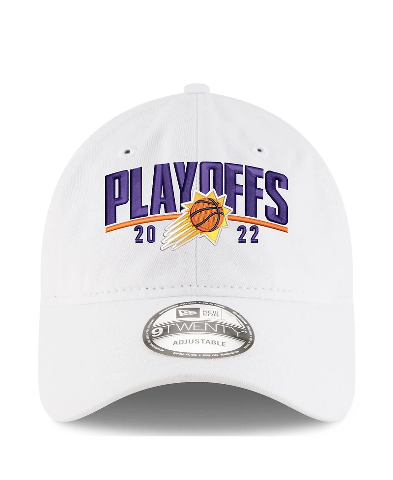 Men's New Era White Phoenix Suns 2022 Nba Playoffs Arch 9TWENTY Adjustable Hat