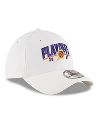 Men's New Era White Phoenix Suns 2022 Nba Playoffs Arch 39THIRTY Flex Hat