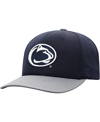 Men's Top of the World Navy, Gray Penn State Nittany Lions Two-Tone Reflex Hybrid Tech Flex Hat