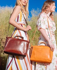 Old Trend Gypsy Soul Leather Satchel Bag