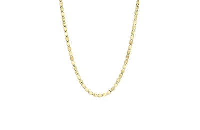 14k Gold Mirror Chain Necklace