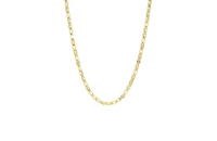 14k Gold Mirror Chain Necklace