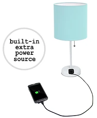 LimeLights Stick Lamp with Charging Outlet